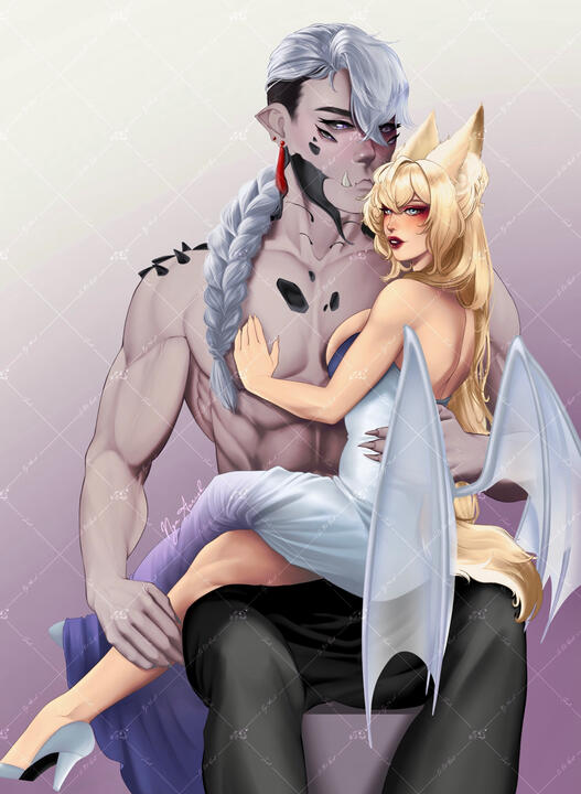 $135 - Full body / full color render / extra: wings, tail, ears, other species